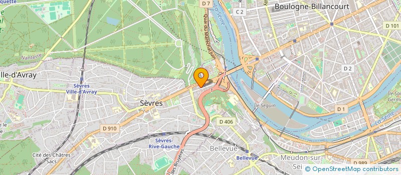 localisation de l'entreprise VERTICAL SEA PARTNERS 1 à SEVRES