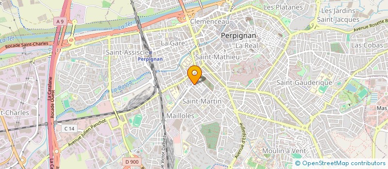 localisation de l'entreprise VERTICAL SOFT  PERPIGNAN