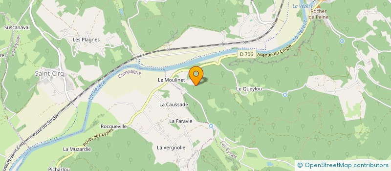 localisation de l'entreprise VERTICAL SYSTEMES  LES EYZIES