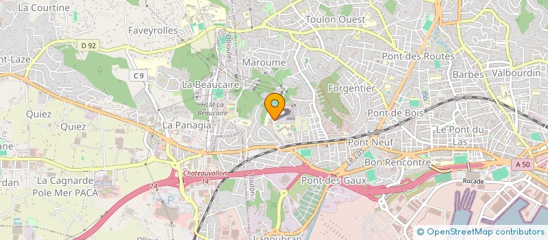 localisation de l'entreprise VERTICALE à TOULON