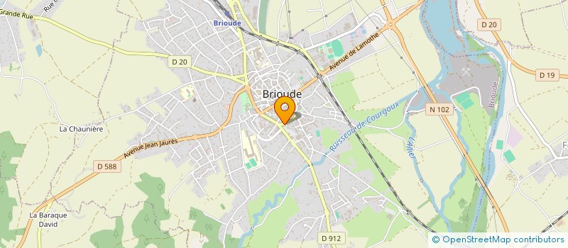 localisation de l'entreprise VERTICALE 43 à BRIOUDE