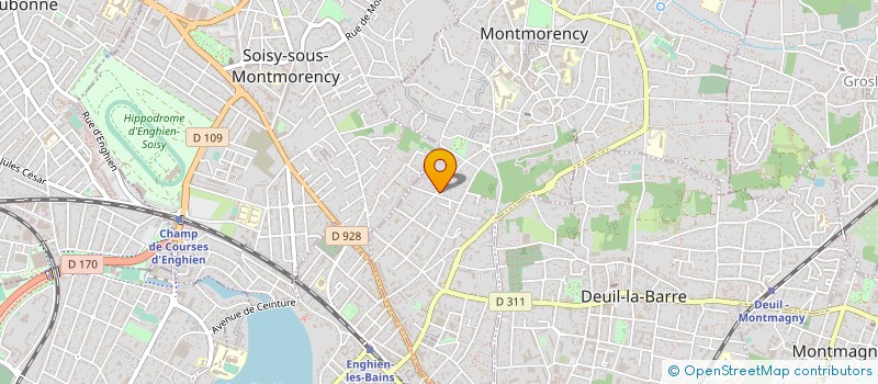 localisation de l'entreprise VERTICALE  MONTMORENCY