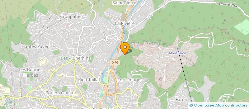 localisation de l'entreprise VERTICALE ETANCHEITE à TOULON