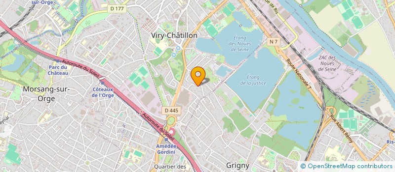 localisation de l'entreprise VERTICALES à VIRY-CHATILLON