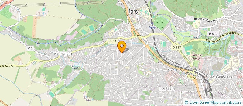 localisation de l'entreprise VERTIFERME  IGNY