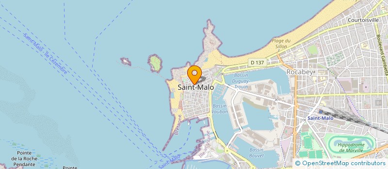 localisation de l'entreprise VERTIGE  SAINT-MALO