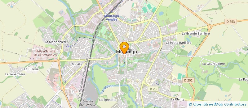 localisation de l'entreprise VERTIGE à MONTAIGU-VENDEE