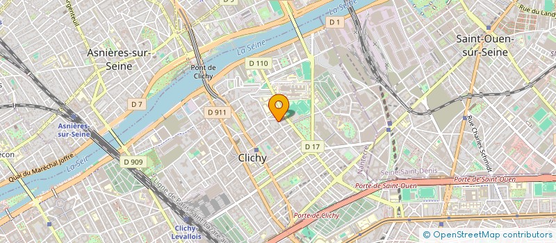 localisation de l'entreprise VERTIGE CONSEIL  CLICHY