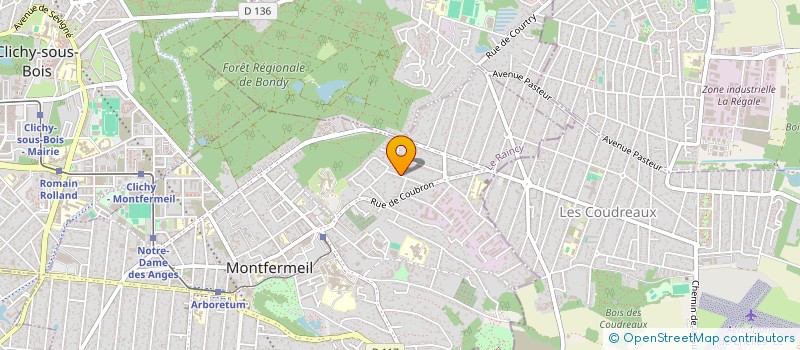 localisation de l'entreprise VERTIGE MONTFERMEIL  MONTFERMEIL