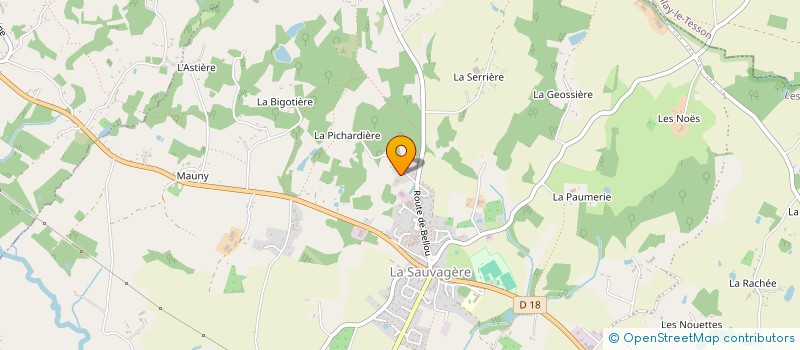 localisation de l'entreprise VERTIGES à LES MONTS-D'ANDAINE