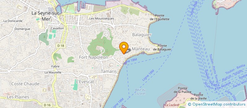 localisation de l'entreprise VERTIGES à LA SEYNE-SUR-MER