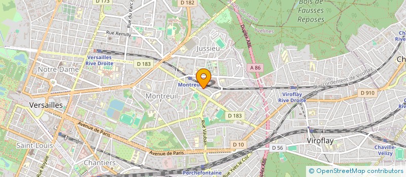 localisation de l'entreprise VERTIGES DI ROMA à VERSAILLES