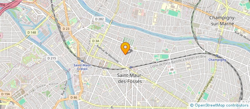 localisation de l'entreprise VERTIGGE à SAINT-MAUR-DES-FOSSES