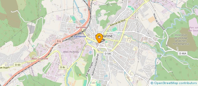 localisation de l'entreprise VERTIGO à GARDANNE