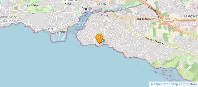 localisation de l'entreprise VERTIGO à PORNIC