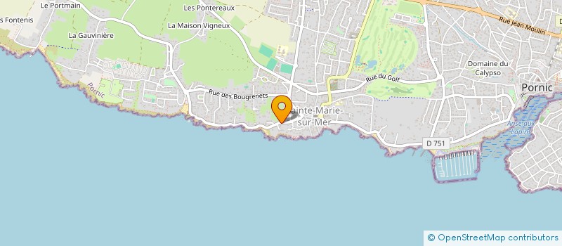 localisation de l'entreprise VERTIGO  PORNIC