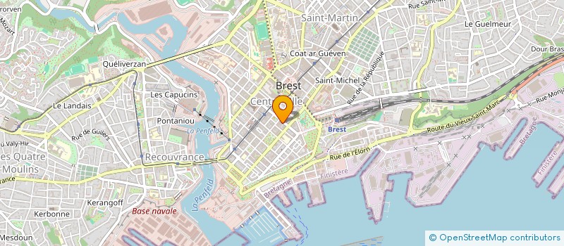 localisation de l'entreprise VERTIGO  BREST