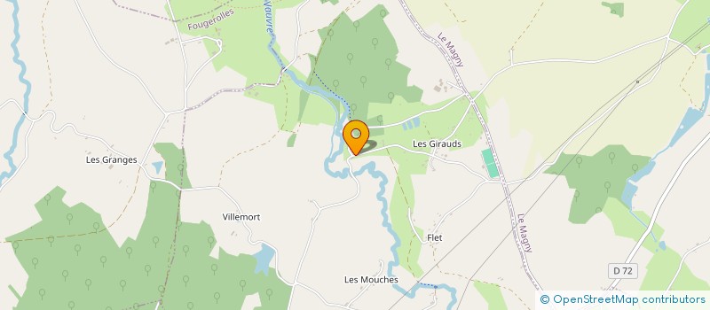 localisation de l'entreprise VERTIGO à NOHANT-VIC