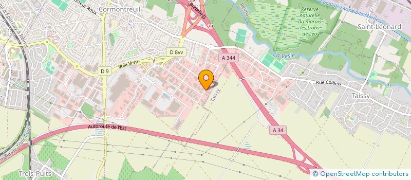 localisation de l'entreprise VERTIGO  CORMONTREUIL