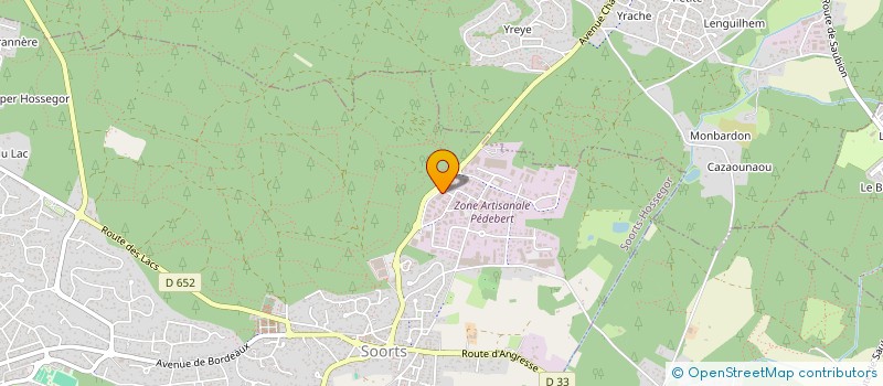localisation de l'entreprise VERTIGO COMMUNICATION  SOORTS-HOSSEGOR