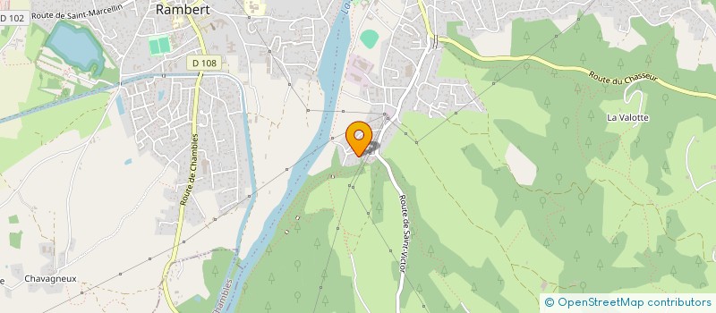 localisation de l'entreprise VERTIGO IMMO  SAINT-JUST-SAINT-RAMBERT