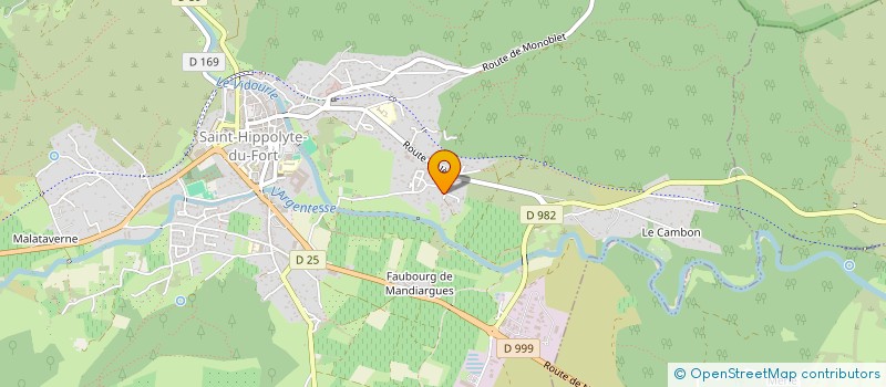 localisation de l'entreprise VERTIGO NATURE  SAINT-HIPPOLYTE-DU-FORT