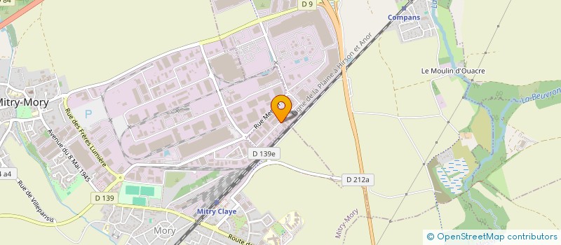 localisation de l'entreprise VERTIKA  MITRY-MORY