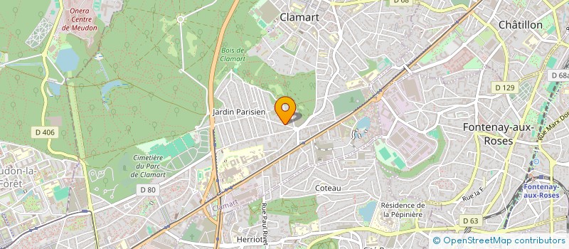 localisation de l'entreprise VERTINENCE à CLAMART