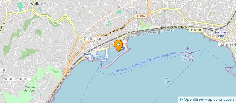 localisation de l'entreprise VERTINO à VALLAURIS