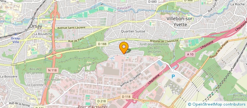 localisation de l'entreprise VERTIPAL à VILLEBON-SUR-YVETTE