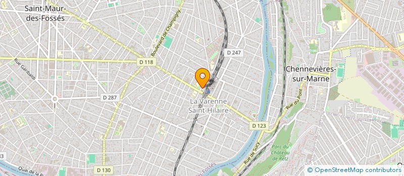 localisation de l'entreprise VERTIS CAPITAL à SAINT-MAUR-DES-FOSSES