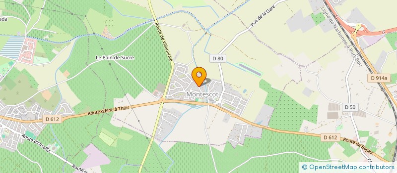 localisation de l'entreprise VERTISOLAR  MONTESCOT