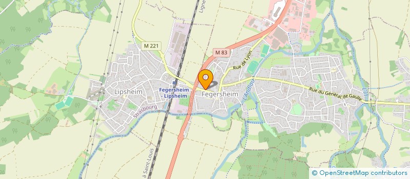 localisation de l'entreprise VERTIUM  FEGERSHEIM