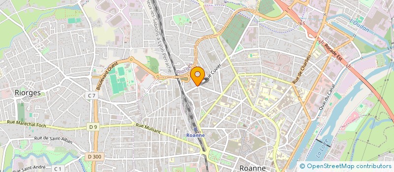 localisation de l'entreprise VERTIX  ROANNE