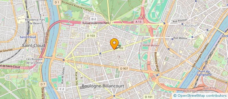 localisation de l'entreprise VERTOCOM à BOULOGNE-BILLANCOURT