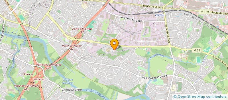 localisation de l'entreprise VERTOU OSTEO KINE SPORT  VERTOU