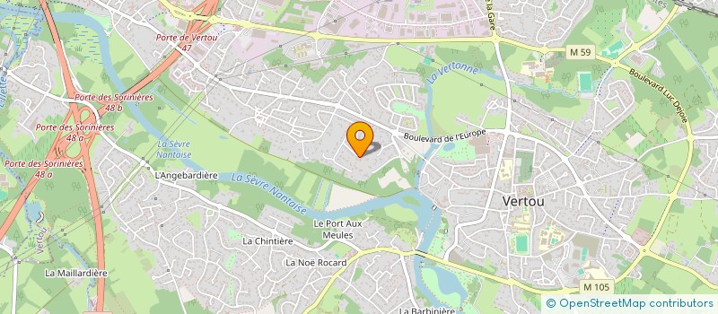 localisation de l'entreprise VERTOU XIII  VERTOU