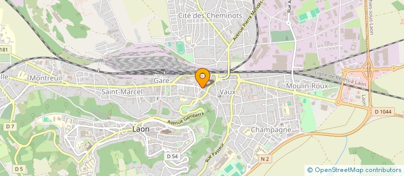 localisation de l'entreprise VERTOUR  REIMS