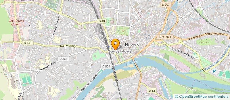 localisation de l'entreprise VERTPRE CENTRE SOCIAL à NEVERS