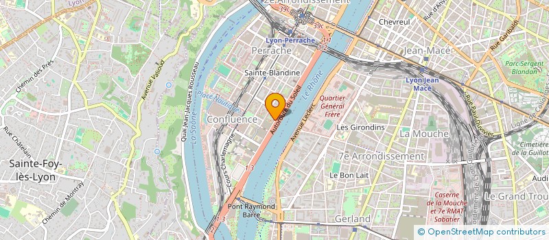 localisation de l'entreprise VERTRAGUS  LYON