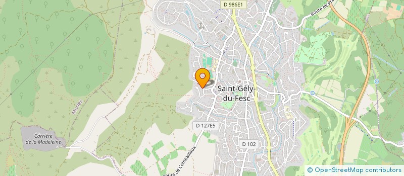 localisation de l'entreprise VERTS DE TERRE à SAINT-GELY-DU-FESC