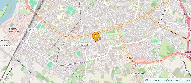 localisation de l'entreprise VERTS EUROPE OUEST à ANGERS
