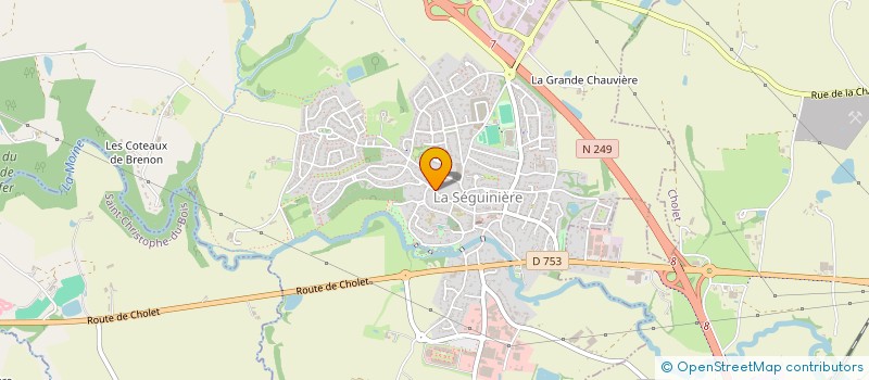 localisation de l'entreprise VERTS HORIZONS  LA SEGUINIERE