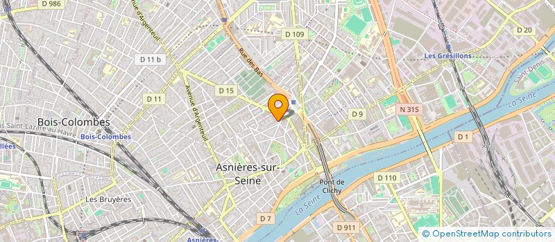 localisation de l'entreprise VERTSITY à ASNIERES-SUR-SEINE