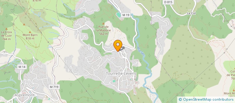 localisation de l'entreprise VERTTIGE  TOURRETTE-LEVENS