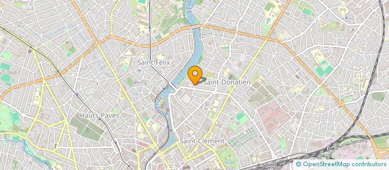 localisation de l'entreprise VERTUEL à NANTES