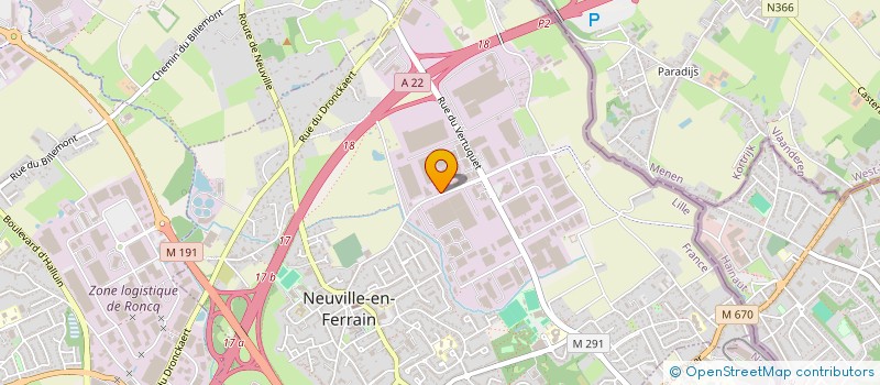 localisation de l'entreprise VERTUKE JEUMONT à NEUVILLE-EN-FERRAIN