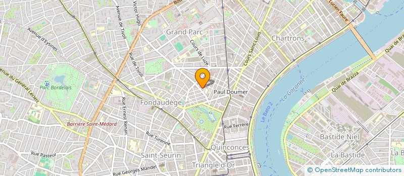 localisation de l'entreprise VERTUMNE INTERNATIONAL & ASSOCIES  BORDEAUX