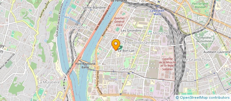 localisation de l'entreprise VERTUO SPORT MANAGEMENT  LYON