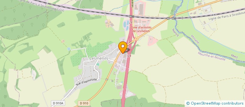 localisation de l'entreprise VERTUOSA CONCIERGERIE  LESMENILS